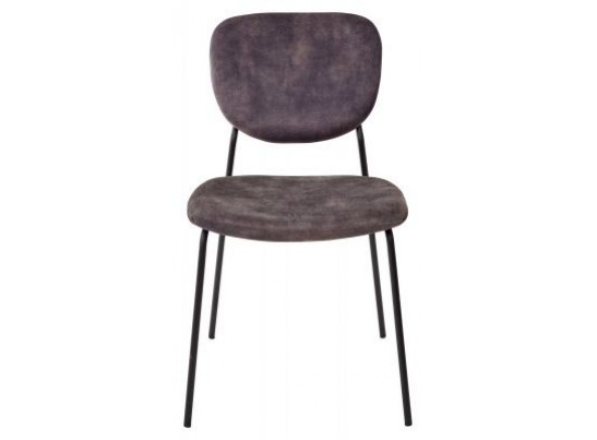 Стул античный серый/каркас черный, CONVERS (490*560*830), 925633 в Каменске-Уральском