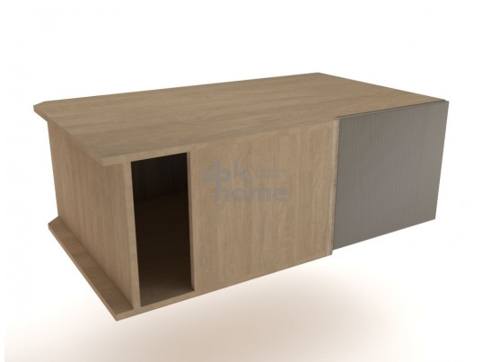 Шкаф АГУ-100, Женева (1000*600*360) Дуб Палермо/Серый камень , 22057 в Каменске-Уральском