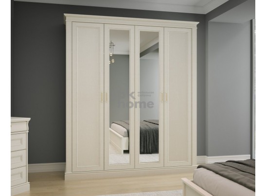 Шкаф 4-х дверный, Сиена (2024*548*2300) Береза бежевая, 12315 в Каменске-Уральском