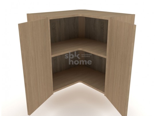 Шкаф угловой ШУГ-60к, Женева (600*600*600) Дуб Палермо, 21943 в Каменске-Уральском