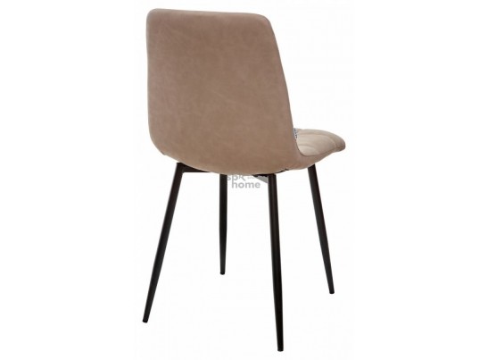 Стул серо-бежевый винтаж/TRF-09/каркас черный, CHILLI (460*550*890) Серо-бежевый, 2678 в Каменске-Уральском