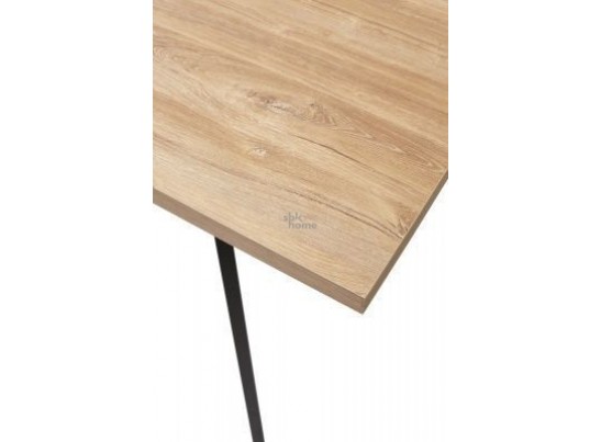 Стол ФИН Дуб Канзас/каркас черный (1200*700*750), 925639 в Каменске-Уральском