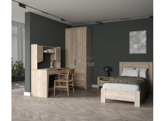 Кровать 900, Юта (1122*2130*1004) Дуб Мария, 12205 в Каменске-Уральском