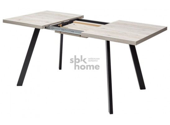 Стол BRICK M 140 Дуб Анкона/каркас черный (1400*850*750), 921955 в Каменске-Уральском