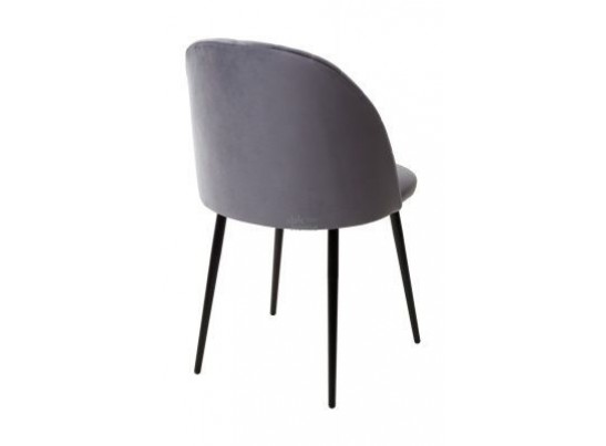 Стул серый AV 408/каркас черный, НИРВАНА (480*520*820), 4321 в Каменске-Уральском