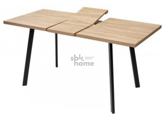 Стол ФИН Дуб Канзас/каркас черный (1200*700*750), 925639 в Каменске-Уральском