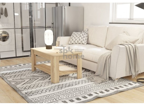 Стол журнальный, Кёльн-2 (900*550*450) Дуб галифакс белый, 60402 в Каменске-Уральском