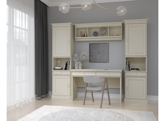 Пенал книжный, Сиена (595*406*2100) Береза бежевая, 31801 в Каменске-Уральском