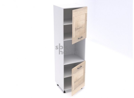 Пенал ПГ-60 под духовой шкаф, Дублин (600*570*2166) Дуб галифакс белый, 21663 в Каменске-Уральском