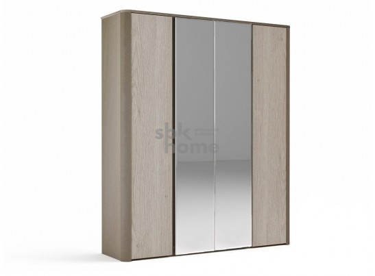 Шкаф 4-х дверный, Лацио (1954*530*2300) Серый камень, 11008 в Каменске-Уральском