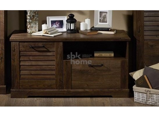 Тумба под ТВ, Кантри (1236*534*634) Орех Риббек темный, 30803 в Каменске-Уральском