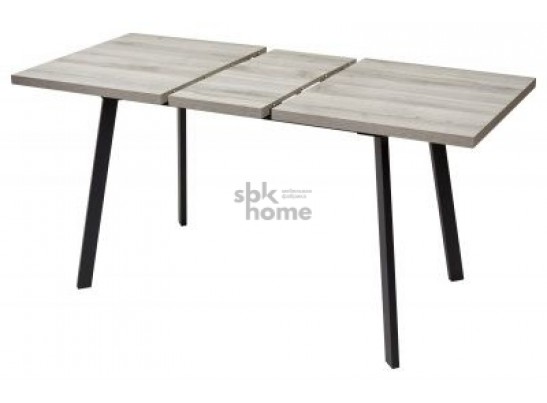 Стол Дуб Шерман серый/каркас черный, ФИН (1200*700*750), 925638 в Каменске-Уральском