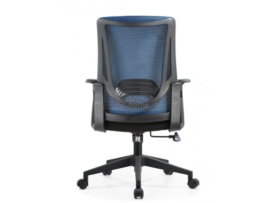 Кресло офисное,вращающееся LJ-2201В BLUE+BLACK (610*500*1070), LJ-2201В BLUE+BLACK ИМП в Каменске-Уральском