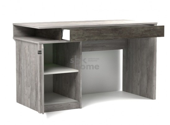 Стол письменный, Денвер (1300*600*780) Риббек серый, 11734 в Каменске-Уральском