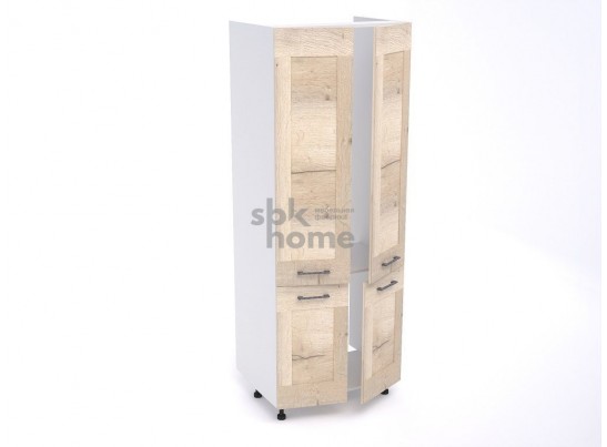 Пенал П-2, Дублин (800*570*2166) Дуб галифакс белый, 21670 в Каменске-Уральском