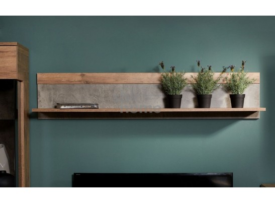 Полка Д-7 навесная, Денвер (1300*220*270) Дуб Веллингтон, 31410 в Каменске-Уральском