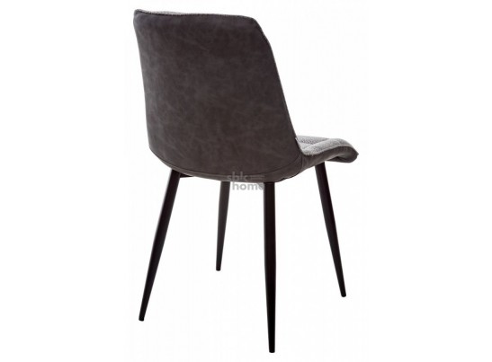 Стул серый/TRF-08/RU-07/черный каркас, CHIC (510*610*910), 2733 в Каменске-Уральском