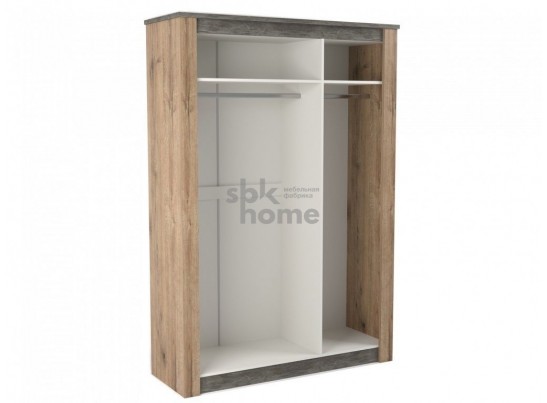 Шкаф 3-х дверный 2300, Денвер (1520*538*2300) Дуб Веллингтон, 11822 в Каменске-Уральском