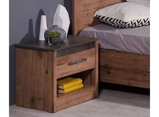 Тумба прикроватная NEW, Денвер (500*381*450) Дуб Веллингтон, 11817 в Каменске-Уральском