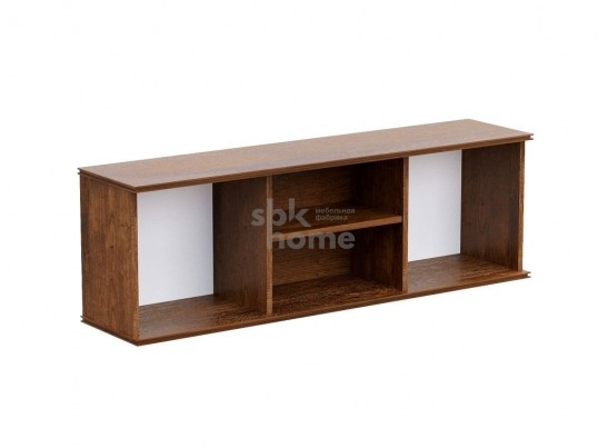 Шкаф-полка навесная, Кантри (1236*292*431) Орех Риббек темный, 30807 в Каменске-Уральском