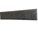 Мягкая вставка изголовья кровати Люкс 1600 (цельная), Денвер (1560*365*60) Серый, 933187 в Каменске-Уральском