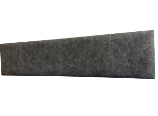 Мягкая вставка изголовья кровати Люкс 1600 (цельная), Денвер (1560*365*60) Серый, 933187 в Каменске-Уральском