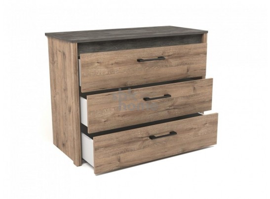 Комод малый NEW, Денвер (970*435*750) Дуб Веллингтон, 11815 в Каменске-Уральском