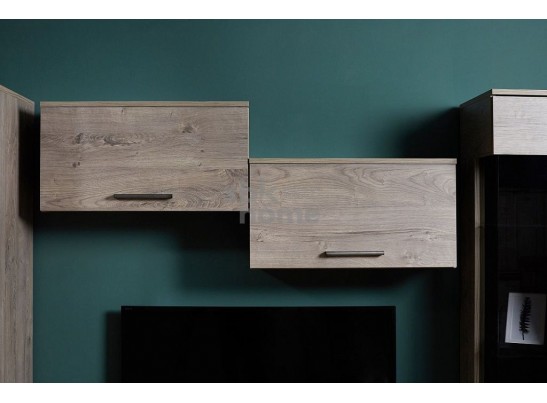 Шкаф-полка Д-9 навесная, Денвер (650*270*343) Риббек серый, 31312 в Каменске-Уральском