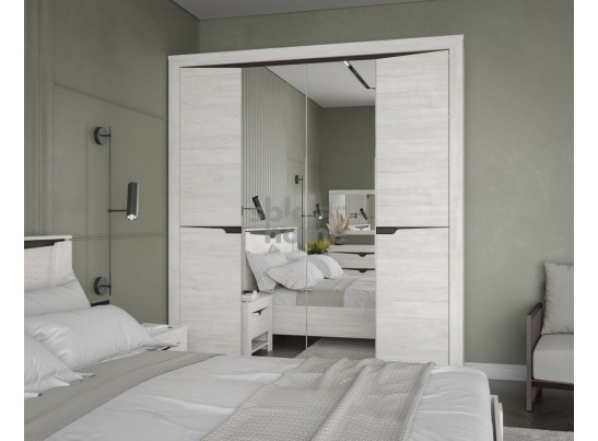 Шкаф 4-х дверный 2200 Prime, Гарда (1970*520*2200) Дуб Винтерберг, 12410 в Каменске-Уральском