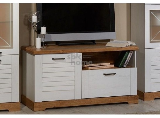 Тумба под ТВ, Кантри (1236*534*634) Сосна Андерсен, Орех Риббек натуральный, 31003 в Каменске-Уральском