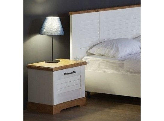 Тумба прикроватная, Кантри (512*408*484) Сосна Андерсен, Орех Риббек натуральный, 11506 в Каменске-Уральском