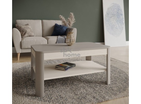 Стол журнальный, Лацио (900*550*450) Серый камень/Гладстоун белый, 60901 в Каменске-Уральском