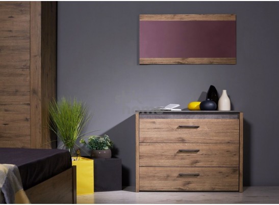 Зеркало малое NEW, Денвер (960*20*600) Дуб Веллингтон, 11834 в Каменске-Уральском