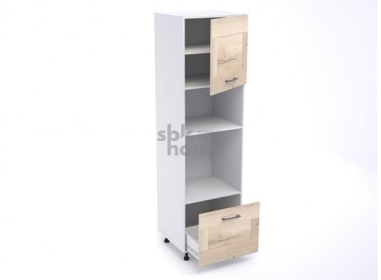 Пенал П-1, Дублин (600*570*2166) Дуб галифакс белый, 21669 в Каменске-Уральском