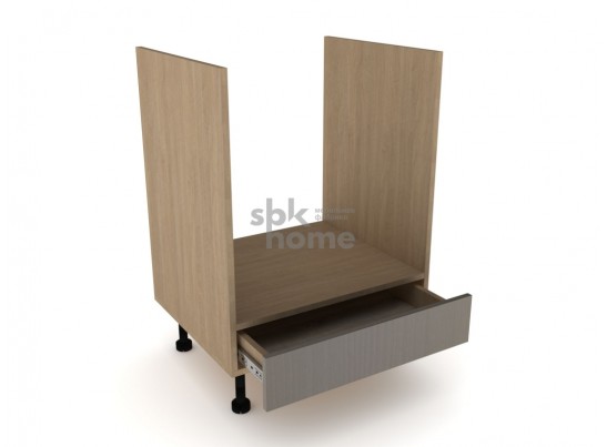 Стол под духовой шкаф СД-60, Женева (600*520*870) Дуб Палермо/Серый камень , 22018 в Каменске-Уральском