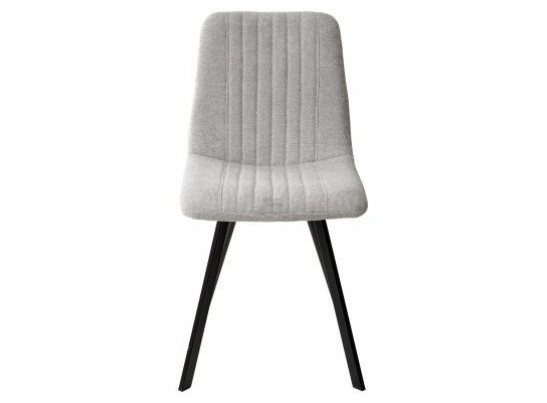 Стул галечный серый/каркас черный, ELVIS (460*550*890) Серый, 925636 в Каменске-Уральском