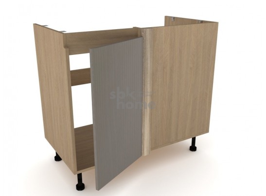 Стол под мойку угловой СМУ-100 левый, Женева (954*534*870) Дуб Палермо/Серый камень , 22029 в Каменске-Уральском