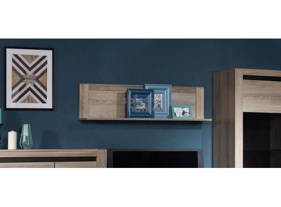 Полка Б-6 навесная, Бруна (1200*200*316) Ясень Таормино, 30706 в Каменске-Уральском