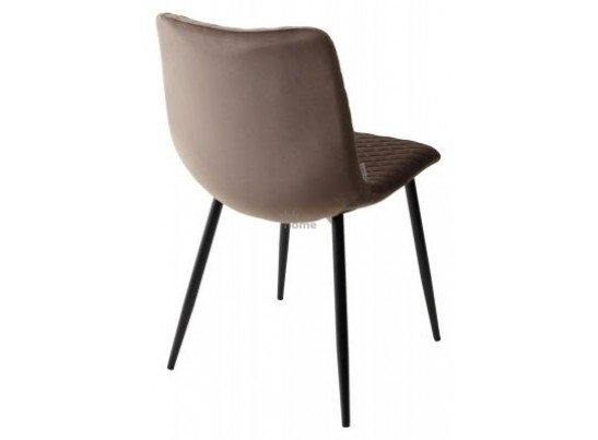 Стул ЛАТТЕ BLUVEL-38/каркас черный, TINTIN (400*450*810) Латте, 628M03607 в Каменске-Уральском