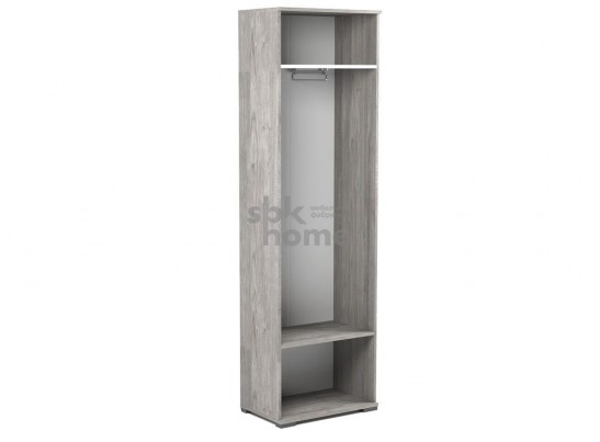 Шкаф Д-2 для одежды, Денвер (600*380*2020) Риббек серый, 31303 в Каменске-Уральском