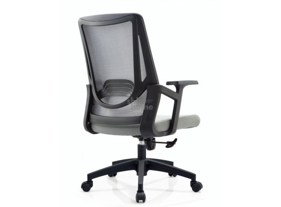 Кресло офисное,вращающееся LJ-2201В GREY (610*500*1070), LJ-2201В GREY ИМП в Каменске-Уральском