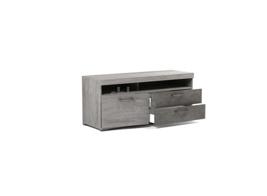 Тумба Д-4 под ТВ, Денвер (1300*450*576) Риббек серый, 31307 в Каменске-Уральском