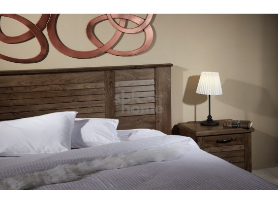 Кровать 1600, Кантри (1880*2095*1008) Орех Риббек темный, 11304 в Каменске-Уральском