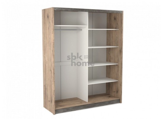 Шкаф-купе 2-х дверный NEW 2200, Денвер (1778*631*2200) Дуб Веллингтон, 11818 в Каменске-Уральском