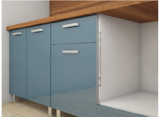 Термоизоляционная планка универсальная серая, 10753 в Каменске-Уральском