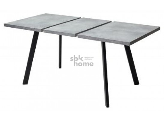 Стол BRICK M 120 Бетон Портленд/каркас белый (1200*850*750), УТ-00003619 в Каменске-Уральском