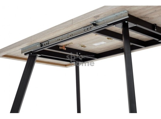 Стол BRICK M 140 Дуб Анкона/каркас черный (1400*850*750), 921955 в Каменске-Уральском