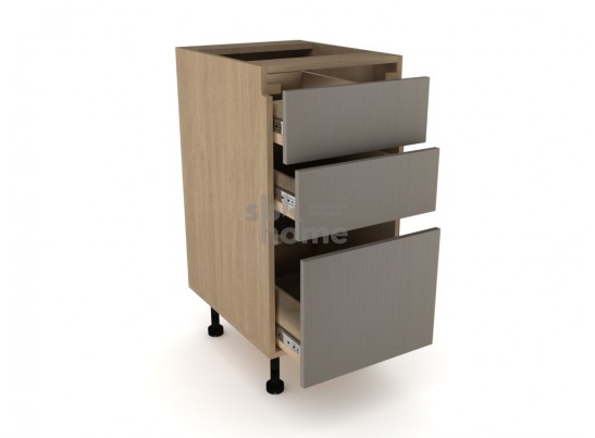 Стол с ящиками "Женева" 40 серый в Каменске-Уральском