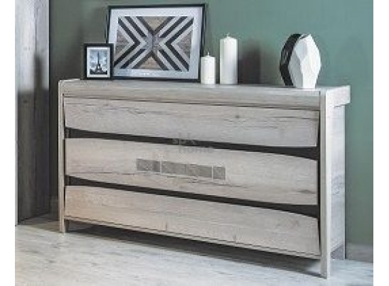 Комод, Мале (1244*434*834) Дуб галифакс белый, 11203 в Каменске-Уральском
