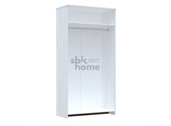 Шкаф для одежды 2-х дверный, Кантри (1124*556*2104) Сосна Андрерсен/Орех Риббек темный, 30906 в Каменске-Уральском